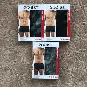 3-Pair Men’s 2(X)IST Sliq Micro Trunks